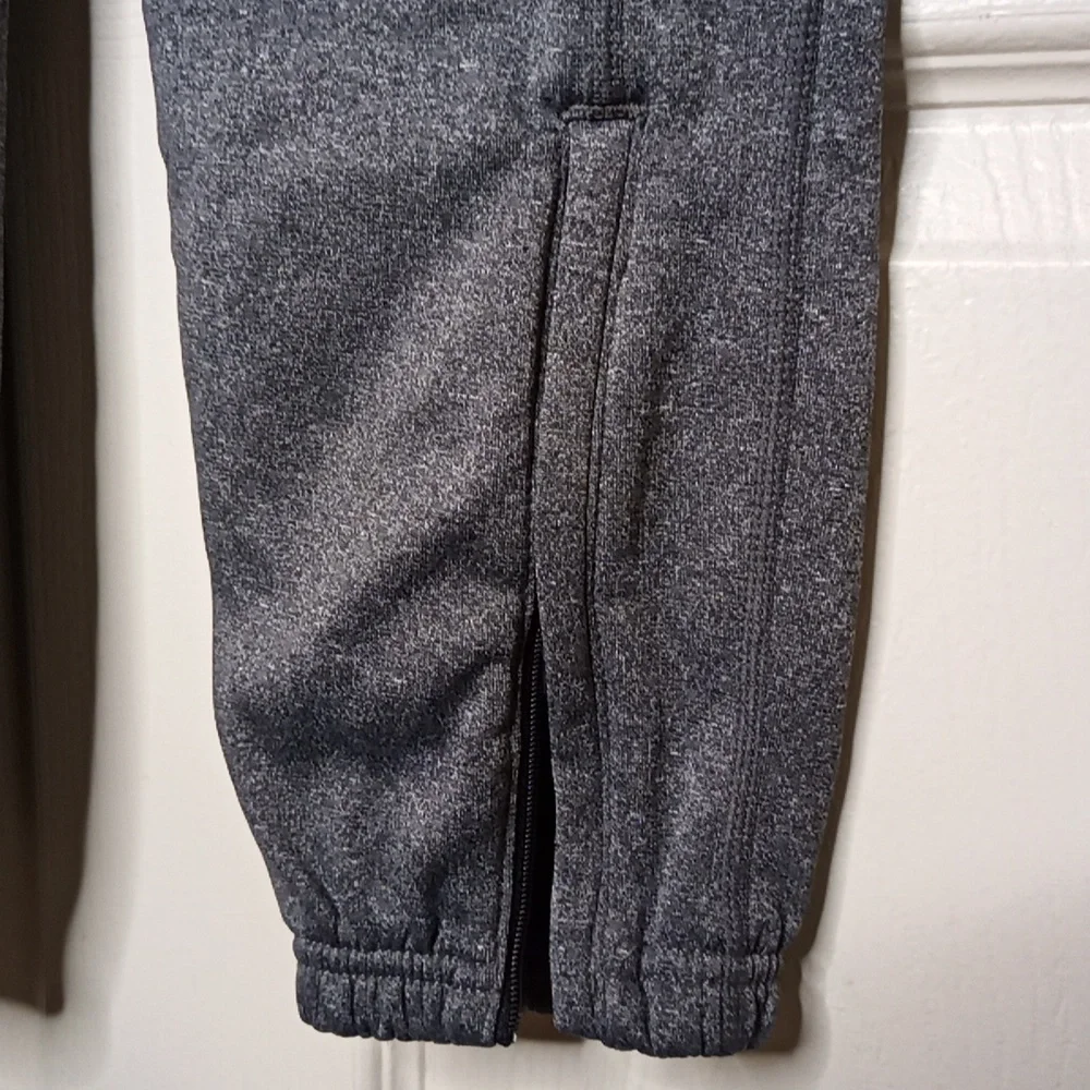 Nike Therma-Fit Joggers Soccer Trainer Pant Grey Zipper Elastic Ankle Wo…